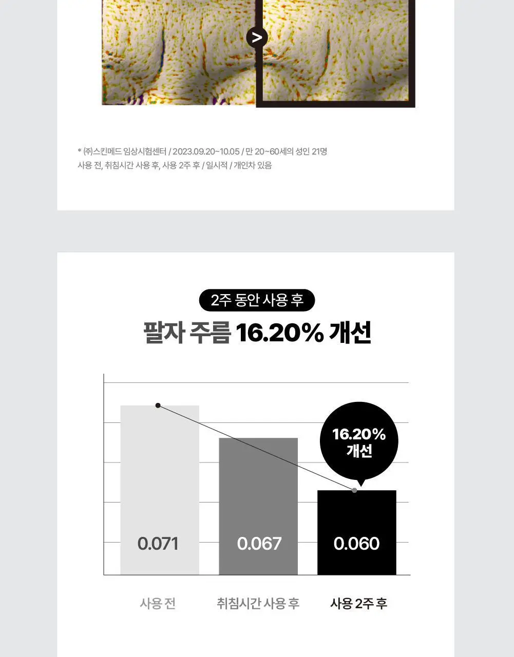 [2주주름패치] 휴캄 킨츠키 하트 탄력패치 (24매) 상세페이지 11